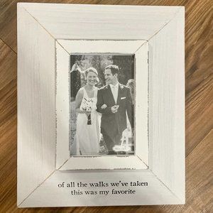 New, Never Used Mudpie Favorite Walk Picture Frame